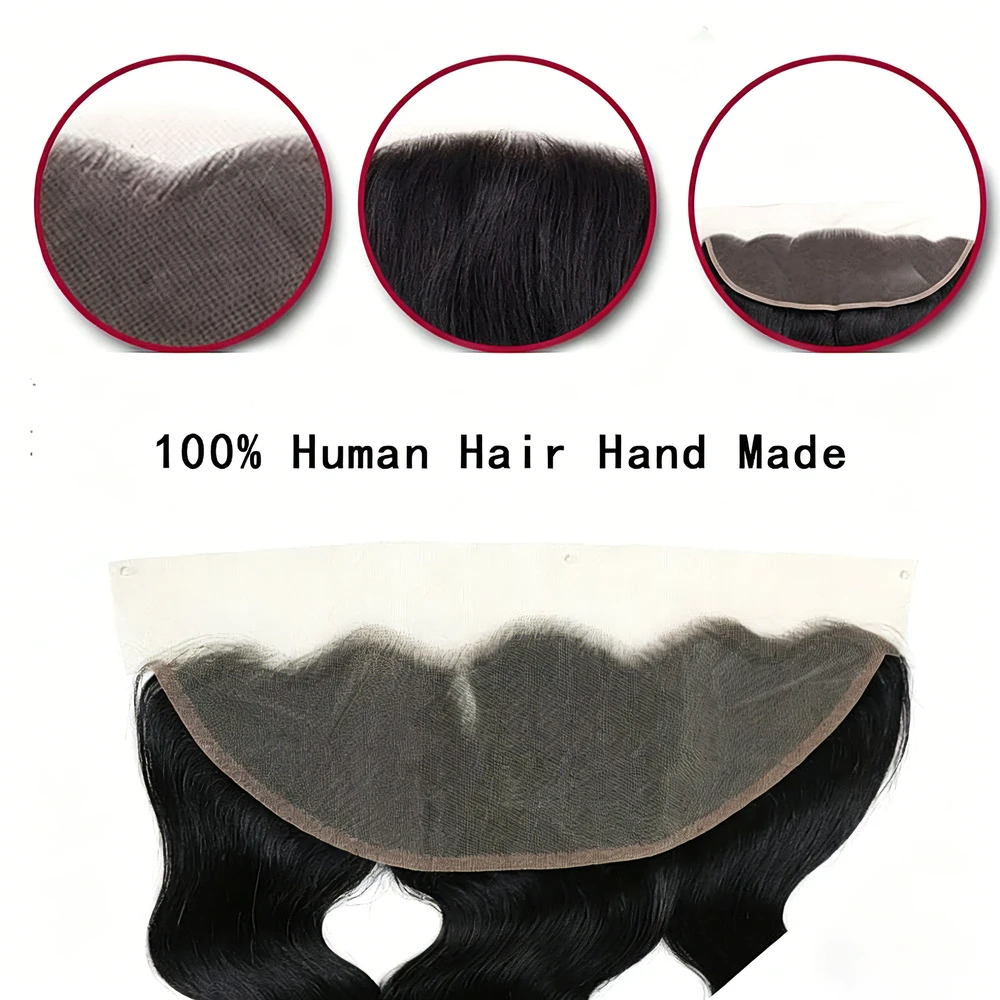 13x4 Lace Frontal Human Hair Wigs 100% Real Human Hair