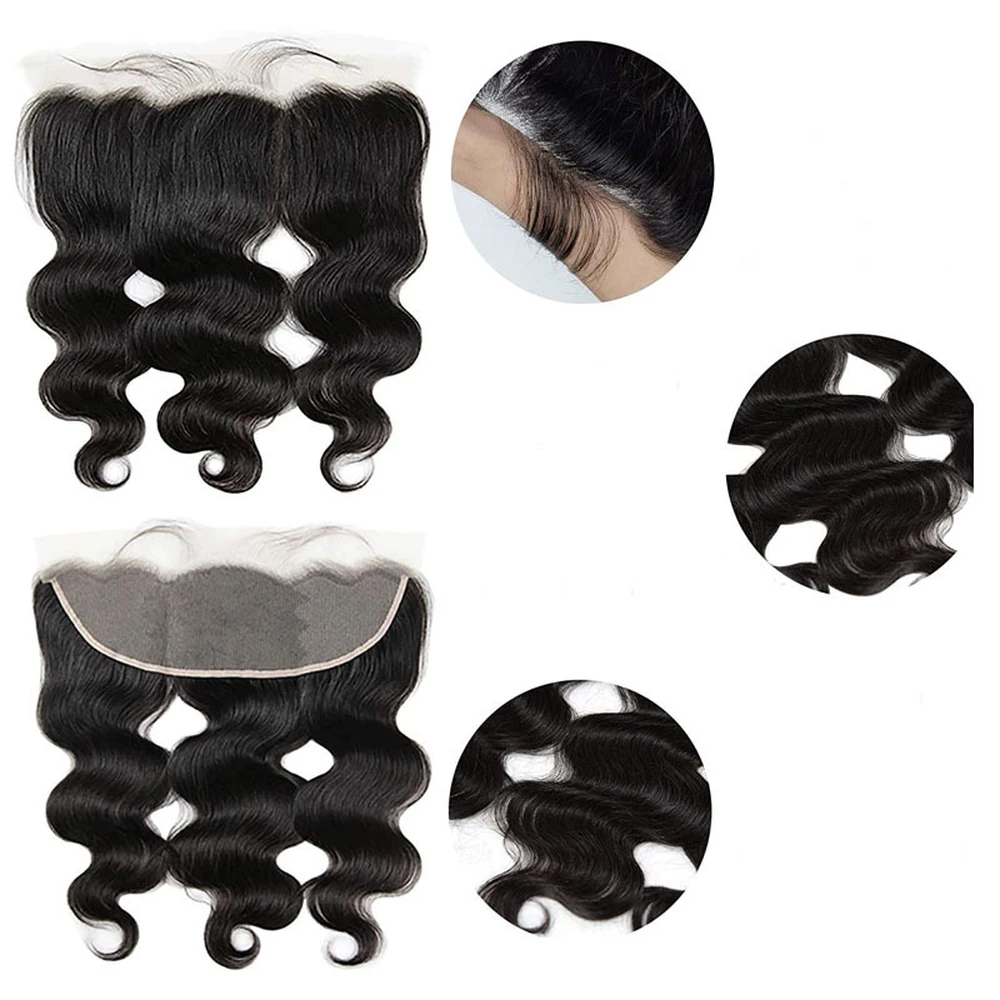 13x4 Lace Frontal Human Hair Wigs 100% Real Human Hair