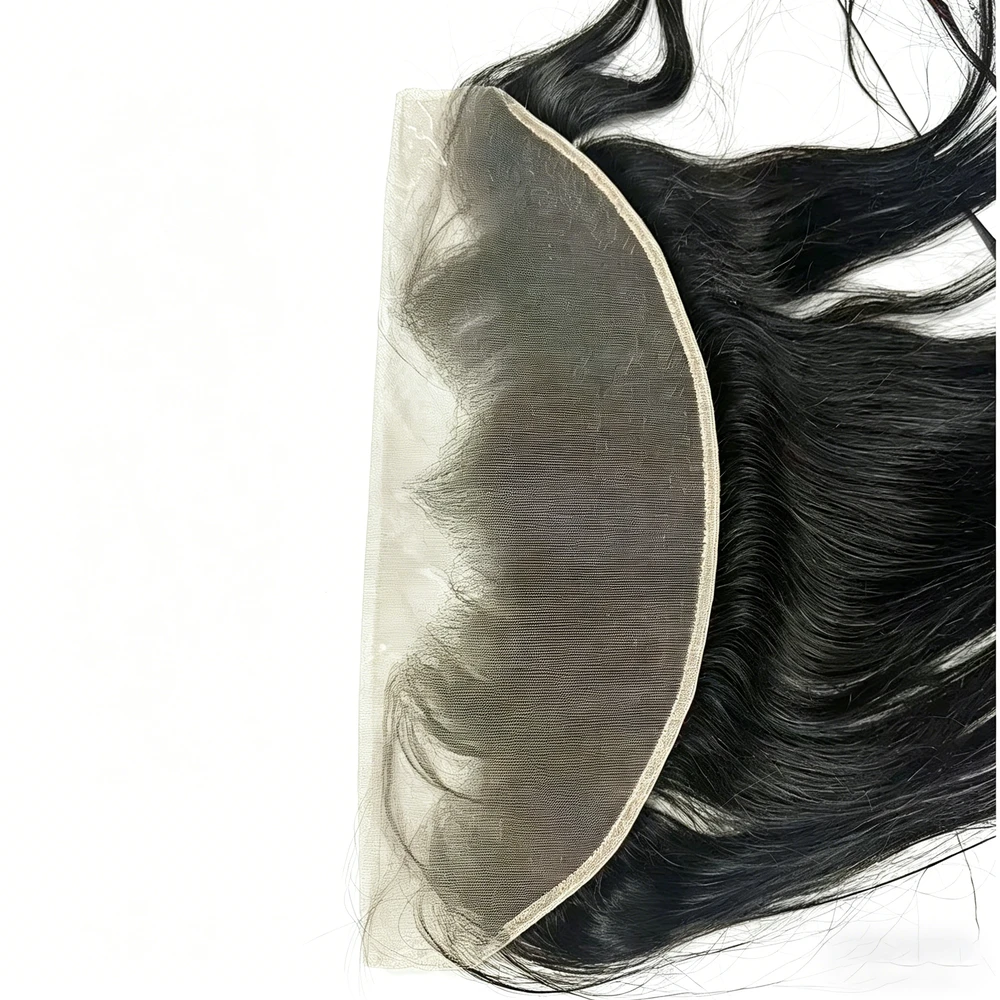 13x4 Lace Frontal Straight Human Hair Pieces with Hairline