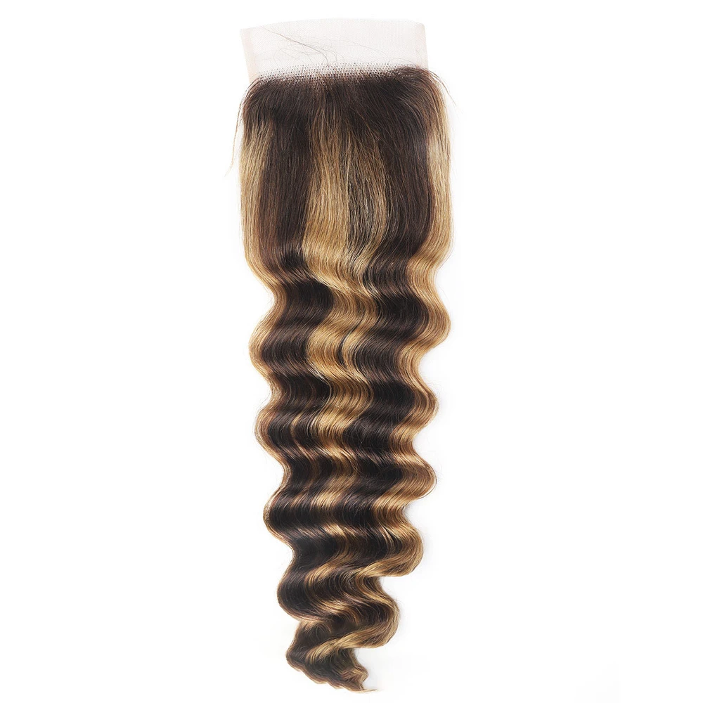 100% Human Hair Lace Closure 4x4