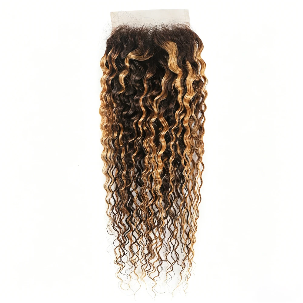100% Human Hair Lace Closure 4x4
