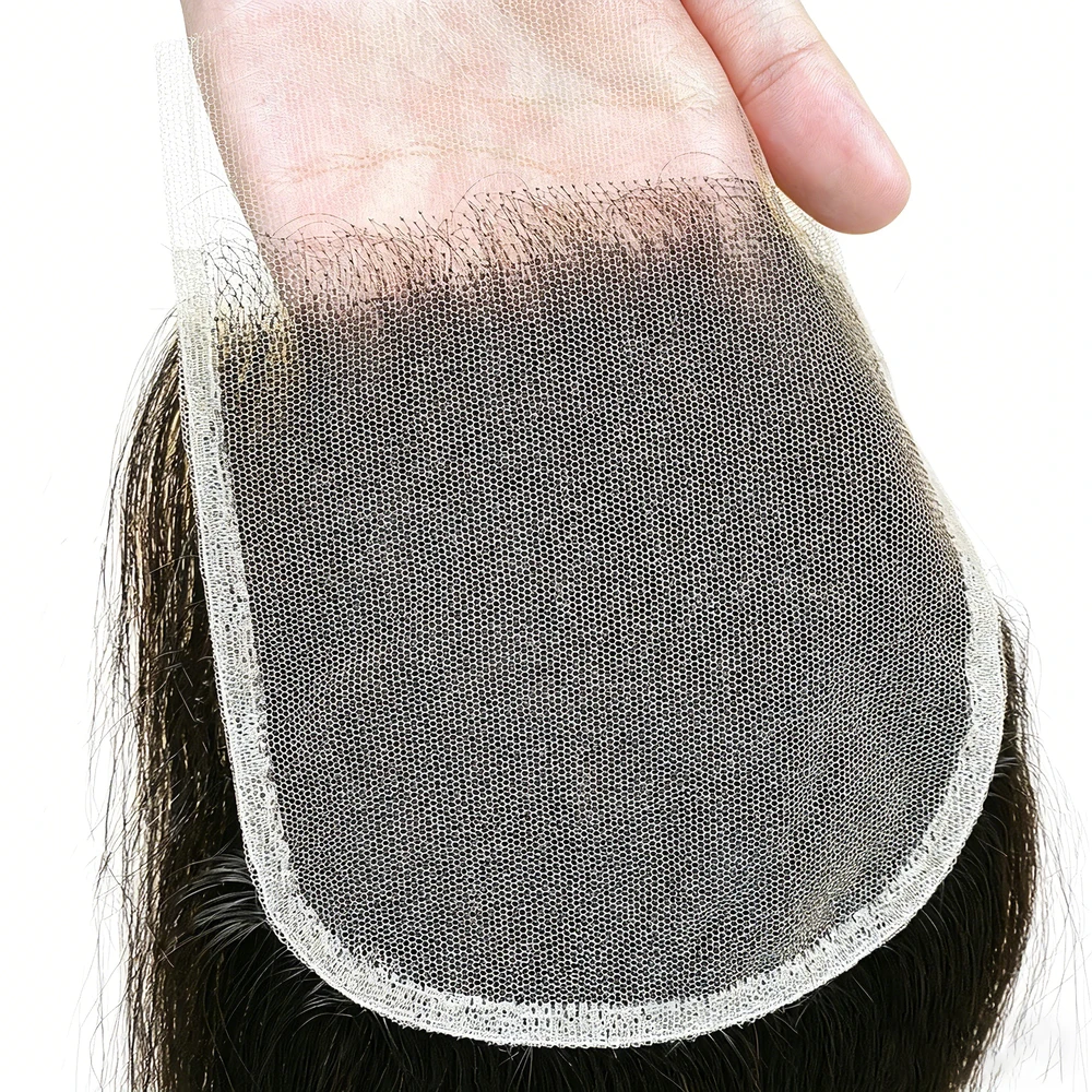 5x5 Lace closure human hair Transparent Hairpiece