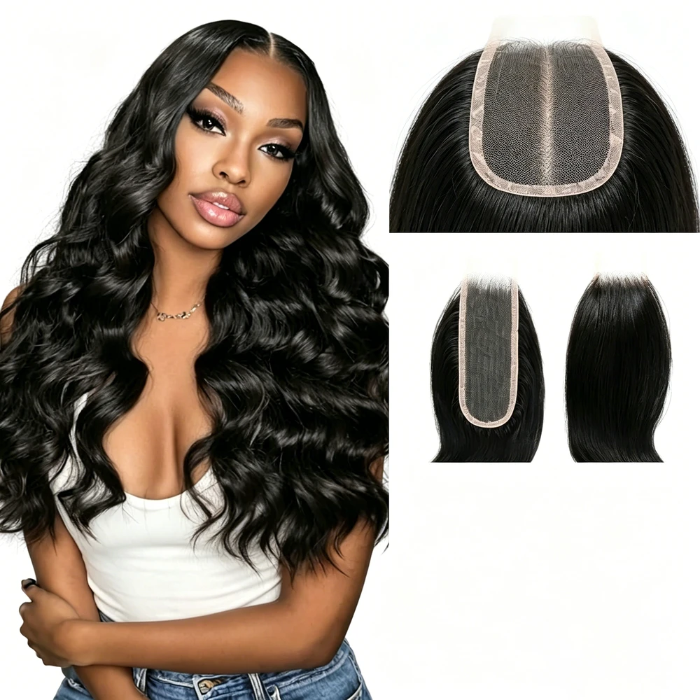 2x6 HD Lace Closure Full Hand-Tied HD Lace Hair Piece