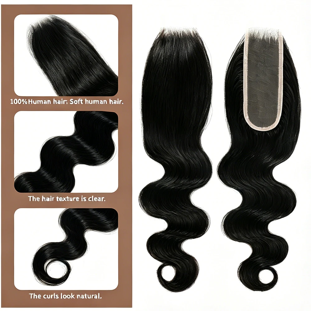 2x6 HD Lace Closure Full Hand-Tied HD Lace Hair Piece